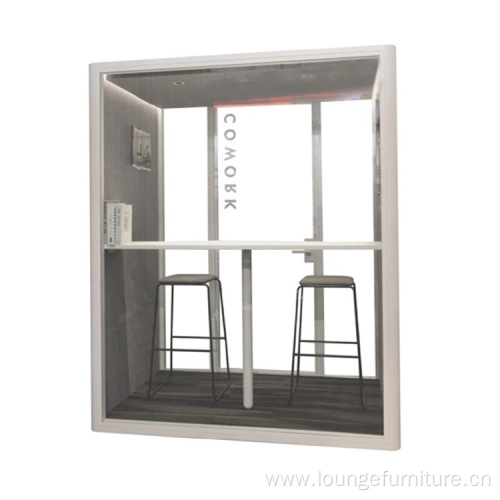 European Style Office Booth Meeting Soundproof Double Booth